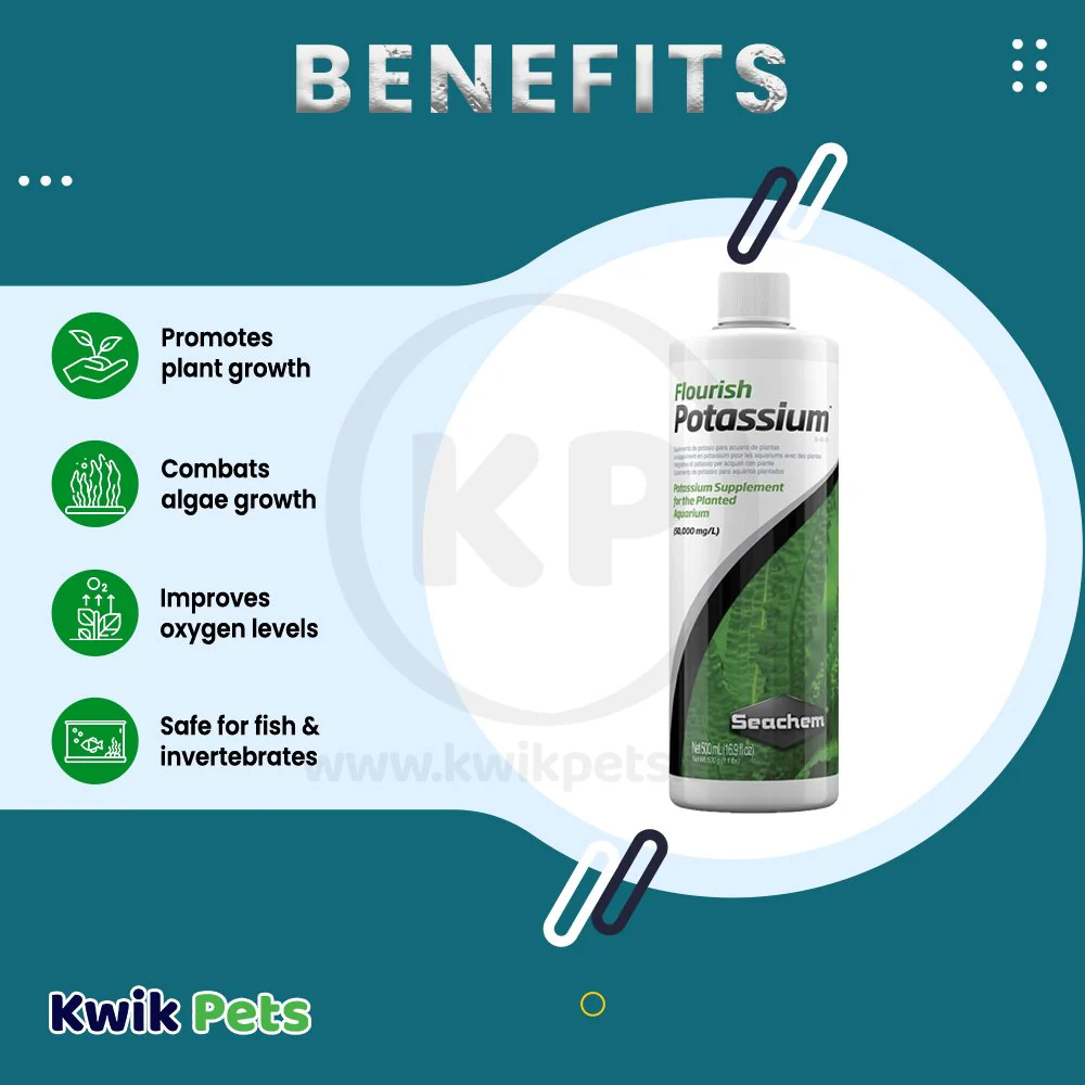Seachem Flourish Potassium Plant Supplement 500 ml - Image 3