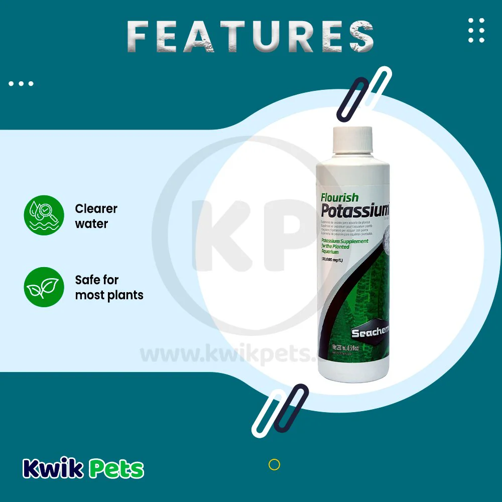 Seachem Flourish Potassium Plant Supplement 250 ml - Image 3