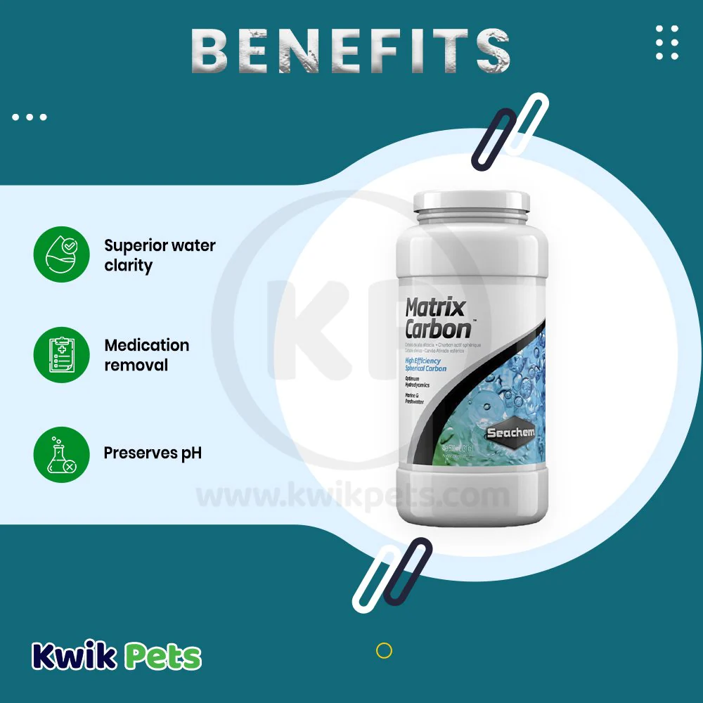 Seachem MatrixCarbon Activated Carbon Media 500 ml - Image 3