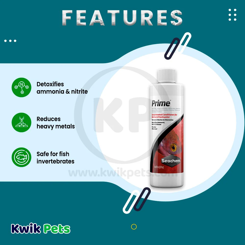 Seachem Prime Ammonia Detoxifier 250 ml - Image 3