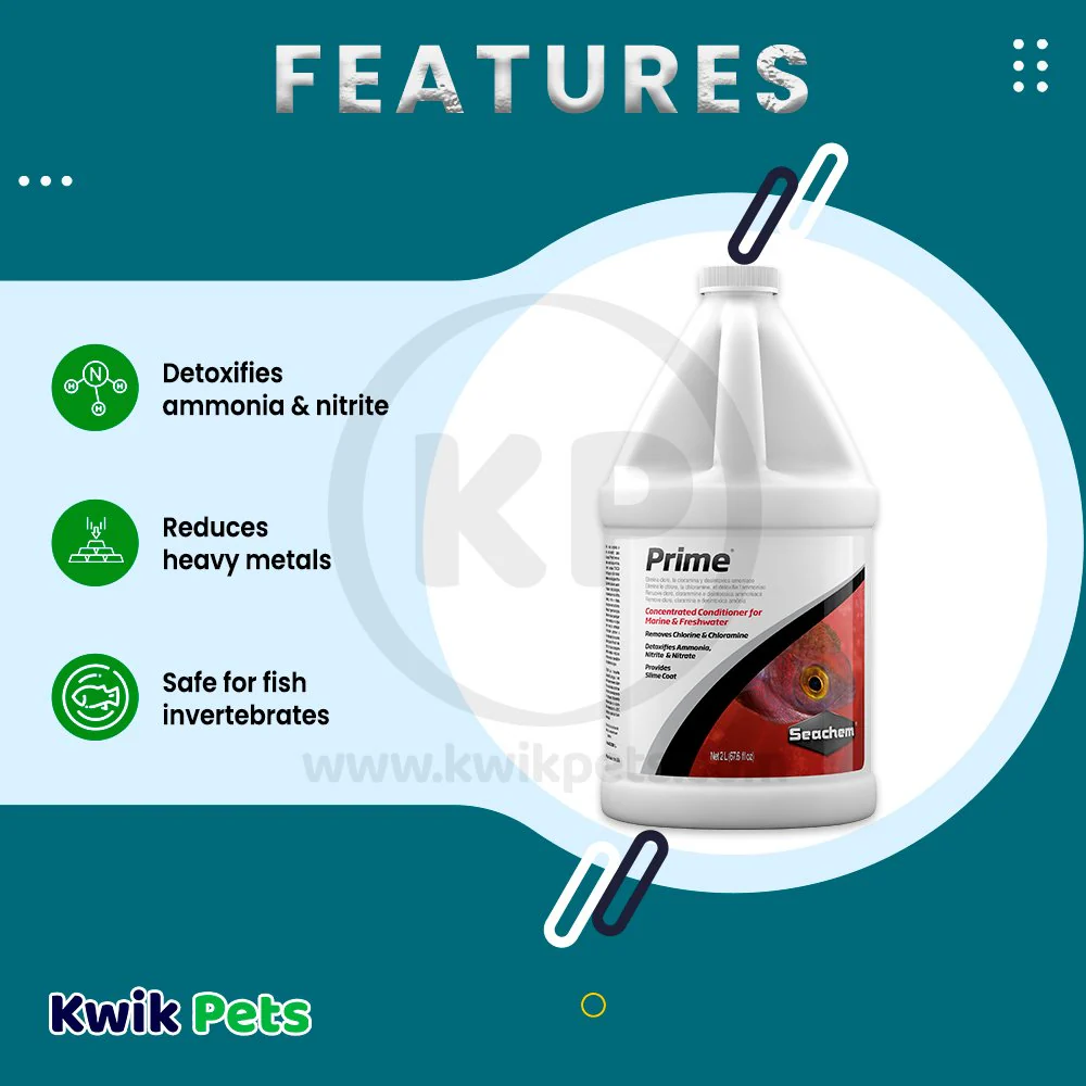 Seachem Prime Ammonia Detoxifier 2 Liter - Image 3