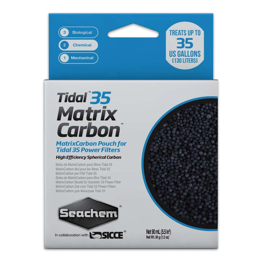 Seachem Tidal 35 Matrix Activated Carbon Media 90 ml