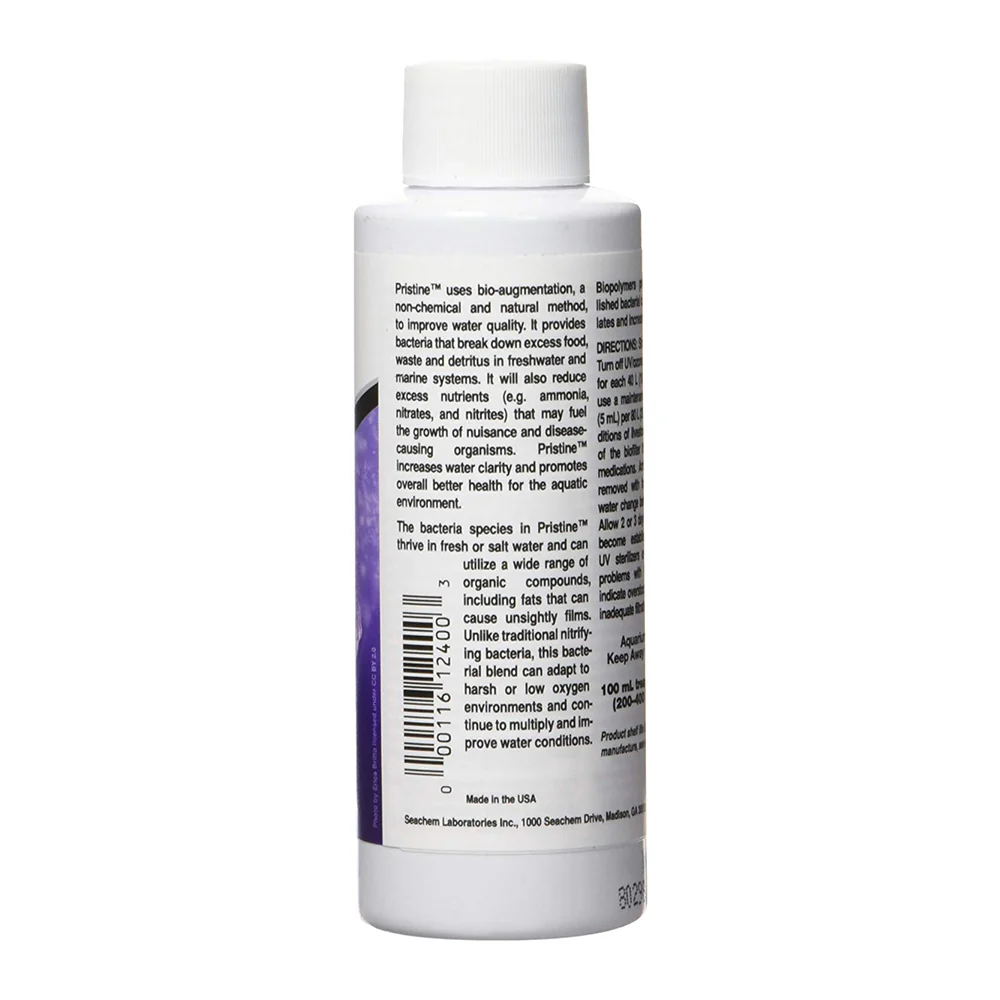 Seachem Pristine Biological Conditioner 100 ml - Image 2