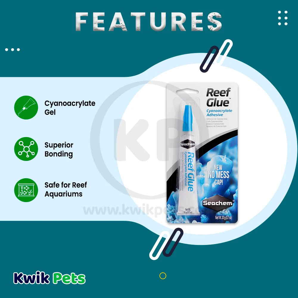 Seachem Reef Glue Cyanoacrylate Adhesive Gel Clear 0.7-oz - Image 3