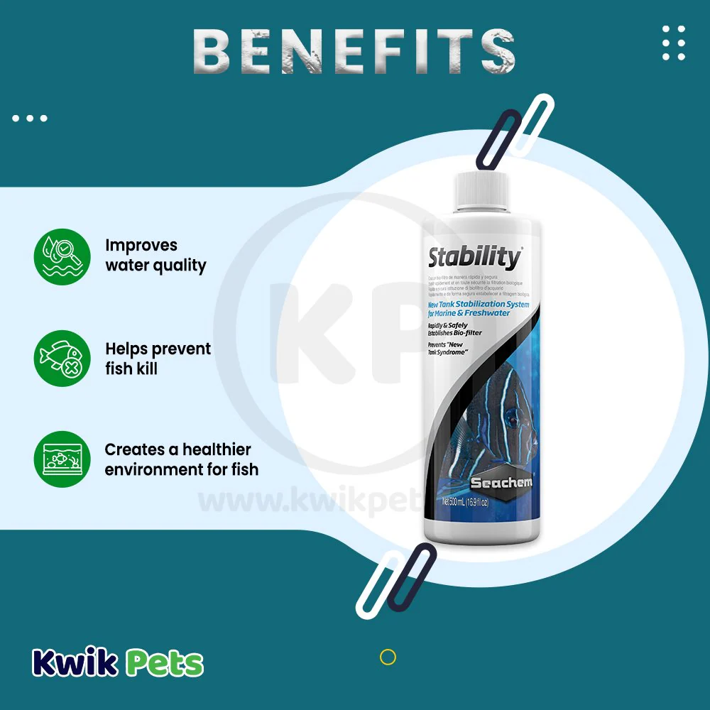 Seachem Stability Biological Water Conditioner 500 ml - Image 3