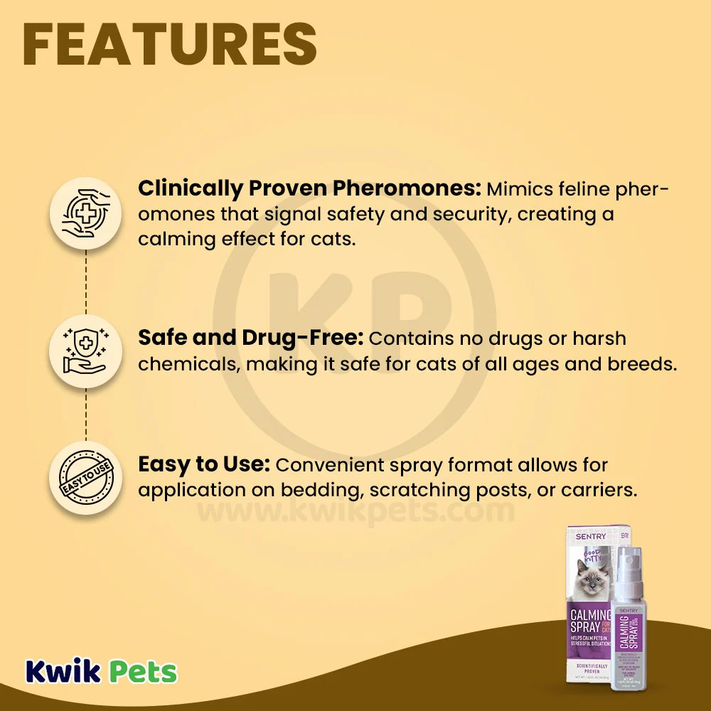 Sentry Behavior Calming Spray for Cats 1.62-oz - Image 4