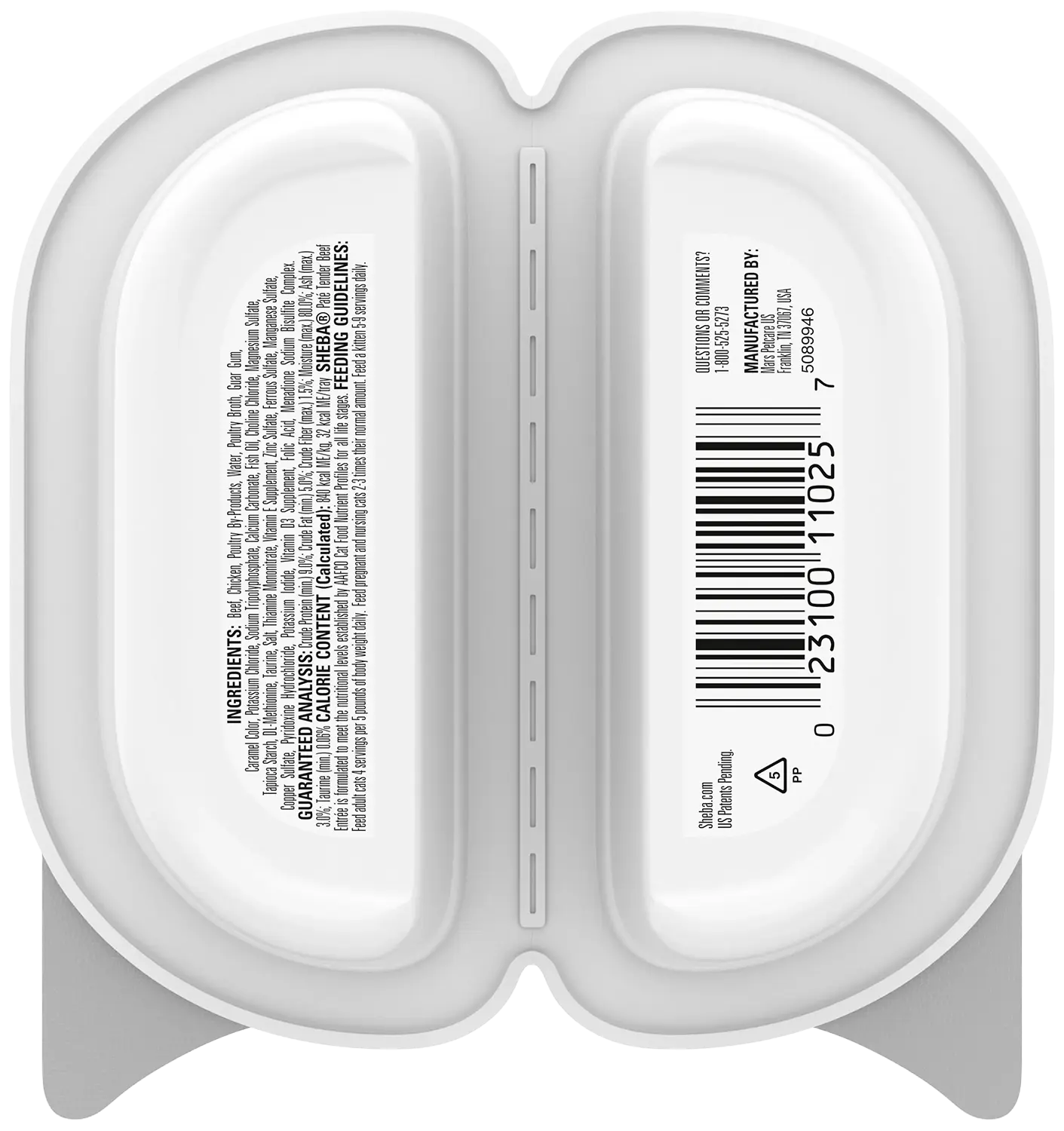 Sheba Perfect Portions Pate Wet Cat Food Tender Beef 2.6-oz - Image 2