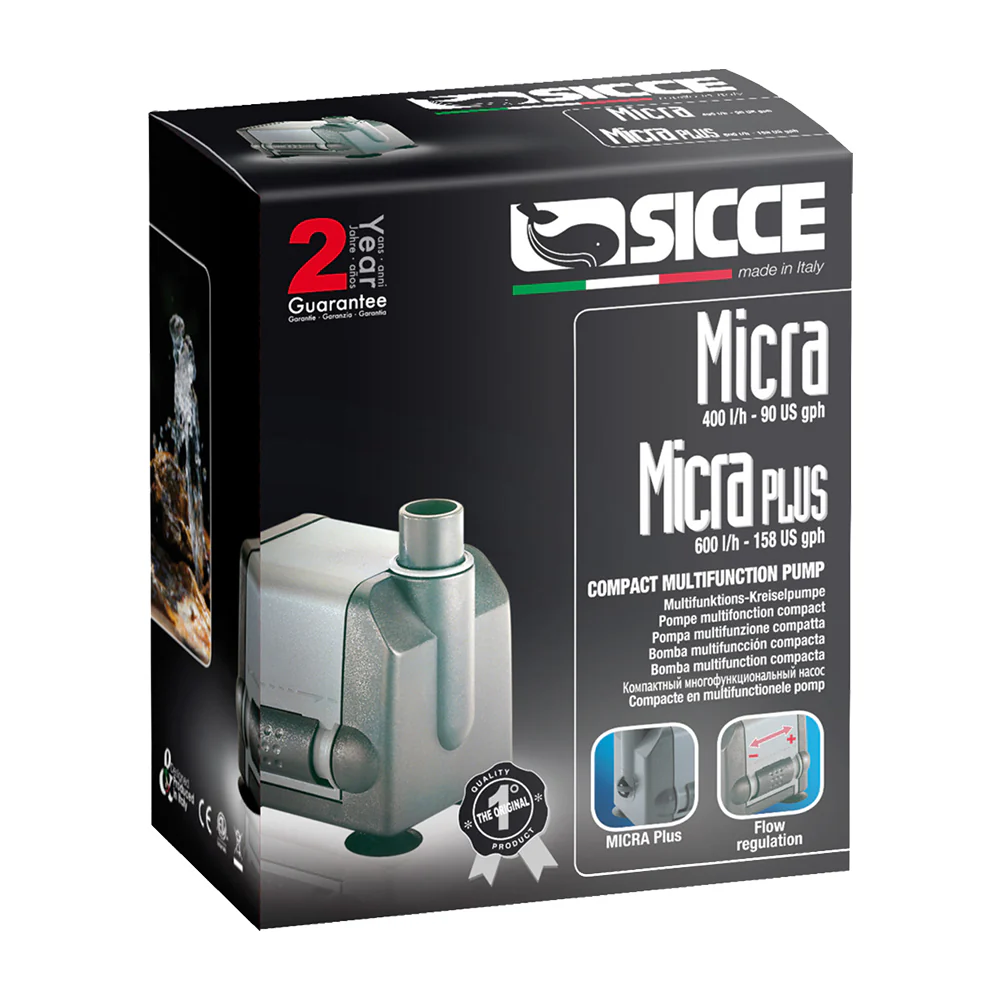 Sicce MICRAPLUS Pump for Aquarium 158 GPH