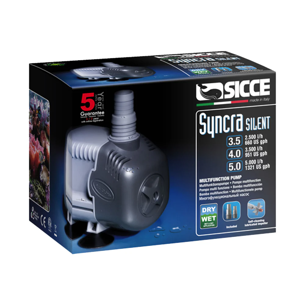 Sicce SYNCRA SILENT 5.0 Pump for Aquarium 1321 GPH