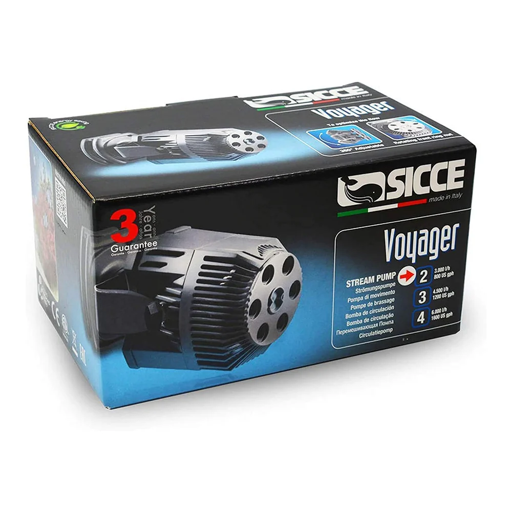 Sicce VOYAGER 2 Stream Pump for Aquarium 800 GPH