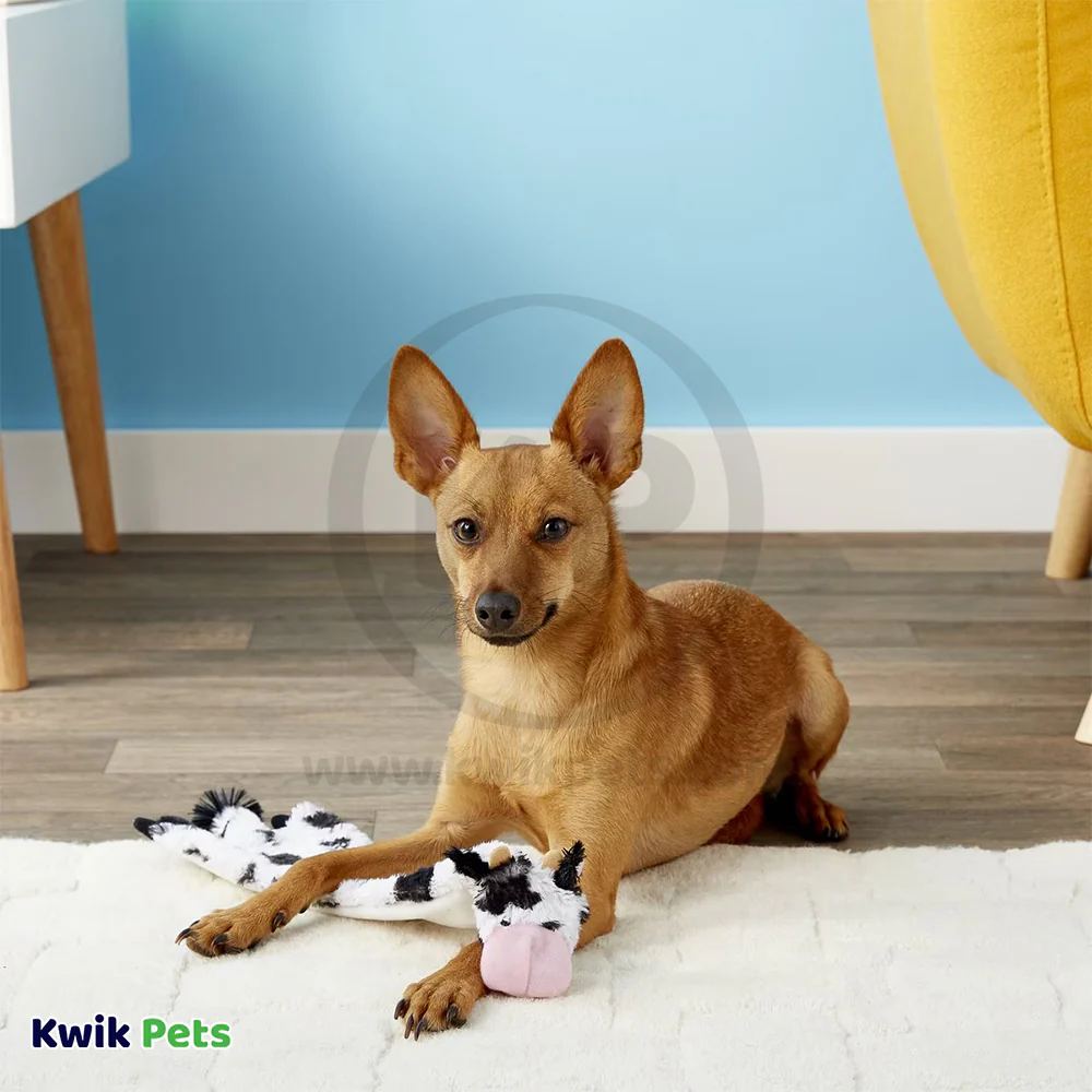 Skinneeez Crinkler Dog Toy Cow 14-in - Image 6