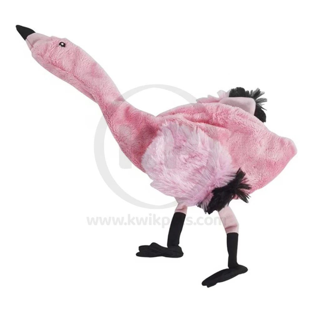 Skinneeez Exotic Series Dog Toy Flamingo Pink Regular - Image 5