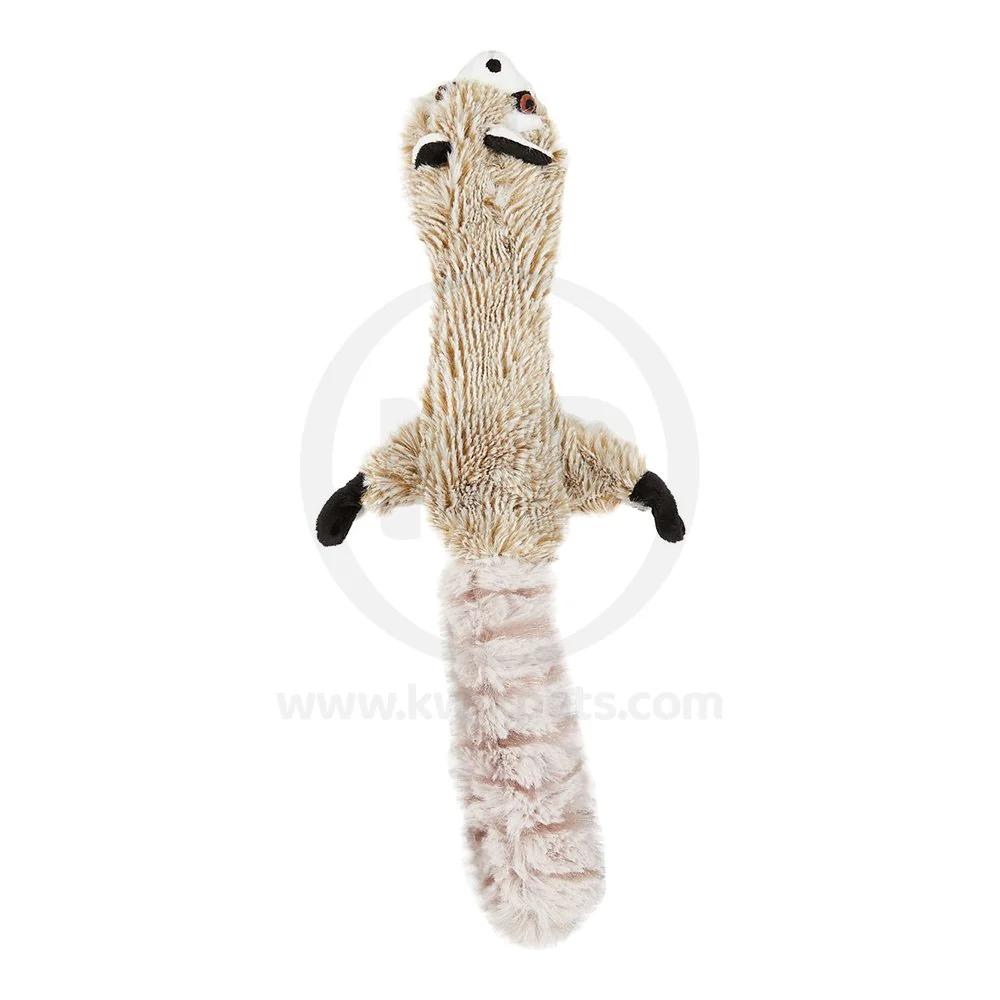 Skinneeez Forest Series Dog Toy Raccoon Gray Mini - Image 4