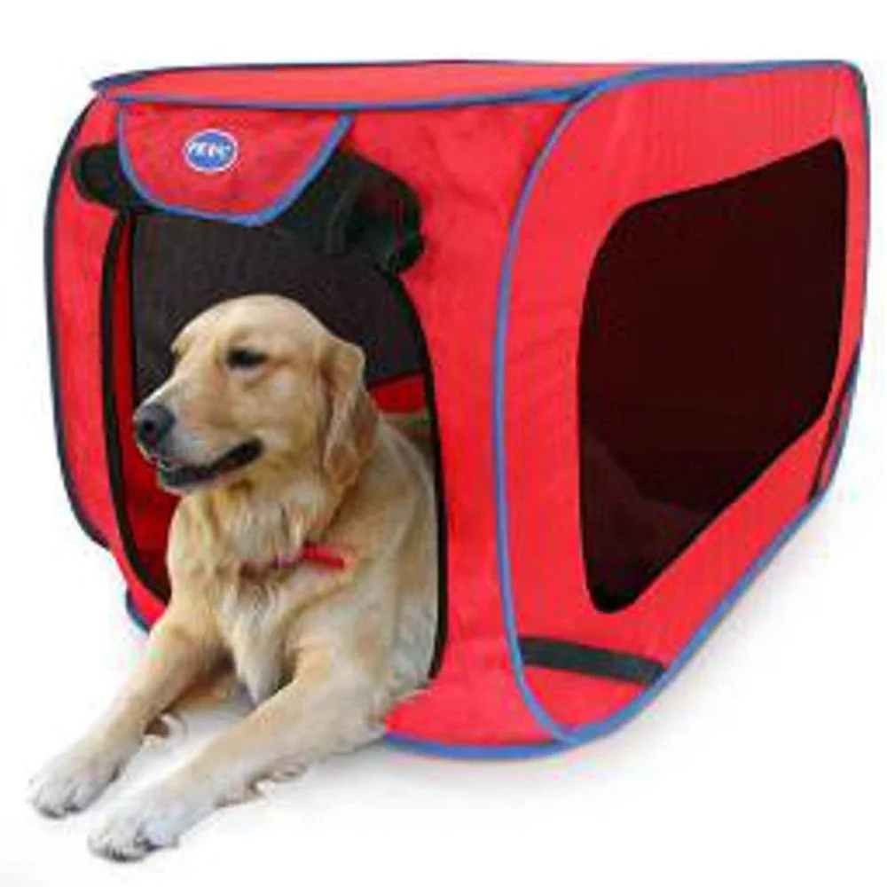 SportPet Pop Open Kennel Large Red - Image 2