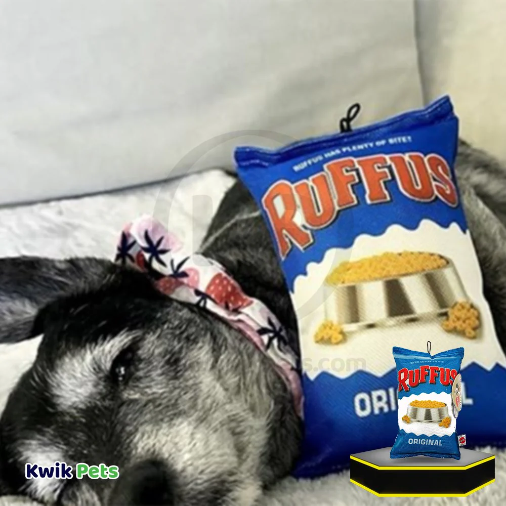 Spot Fun Food Dog Toy Ruffus Chips Multicolor 8-in - Image 4