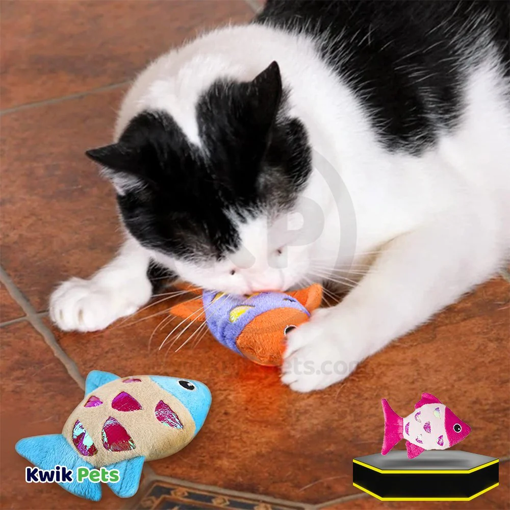 Spot Shimmer Glimmer Fish Catnip Toy Assorted - Image 5