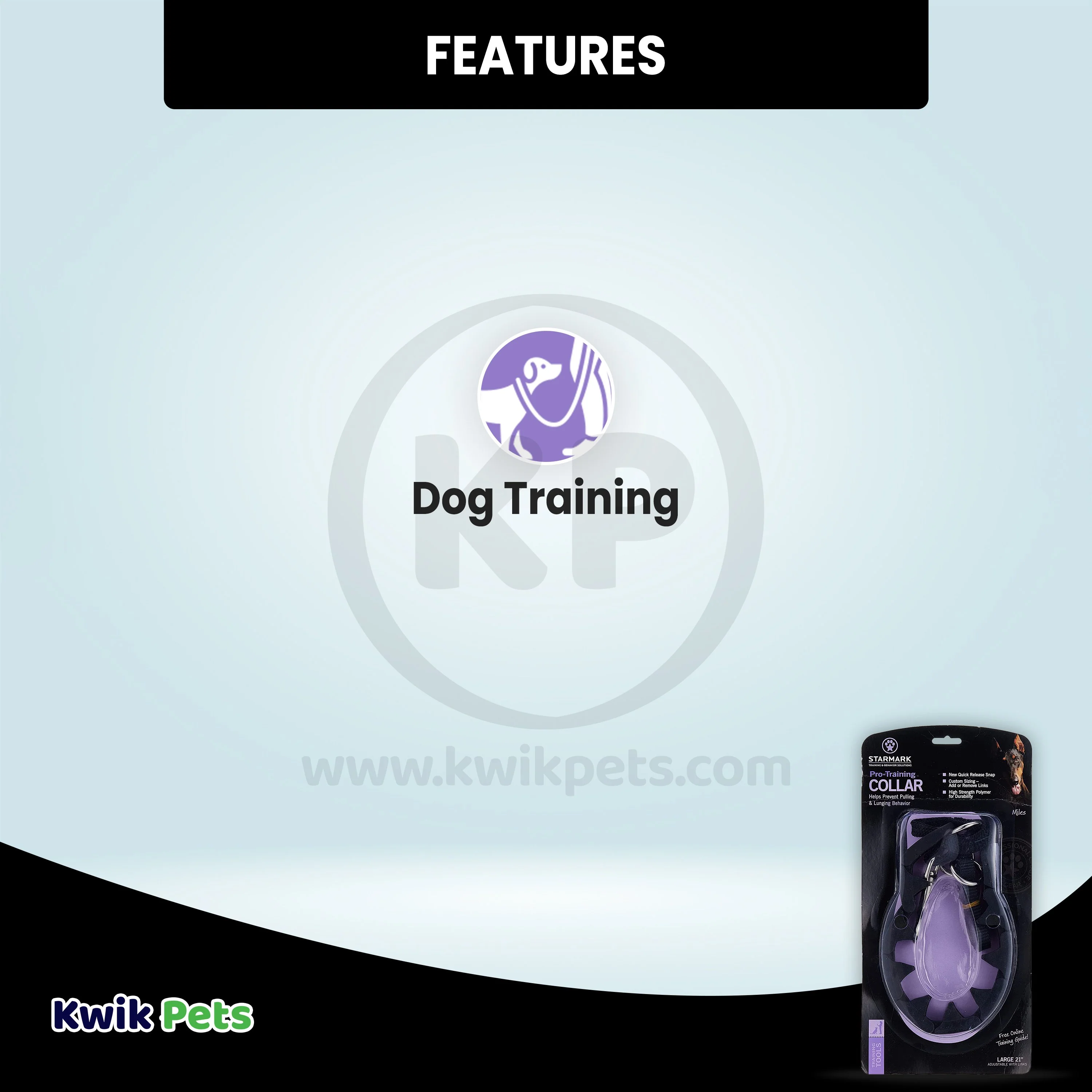 Starmark Pro-Training Dog Collar Black 21-in Large - Image 3