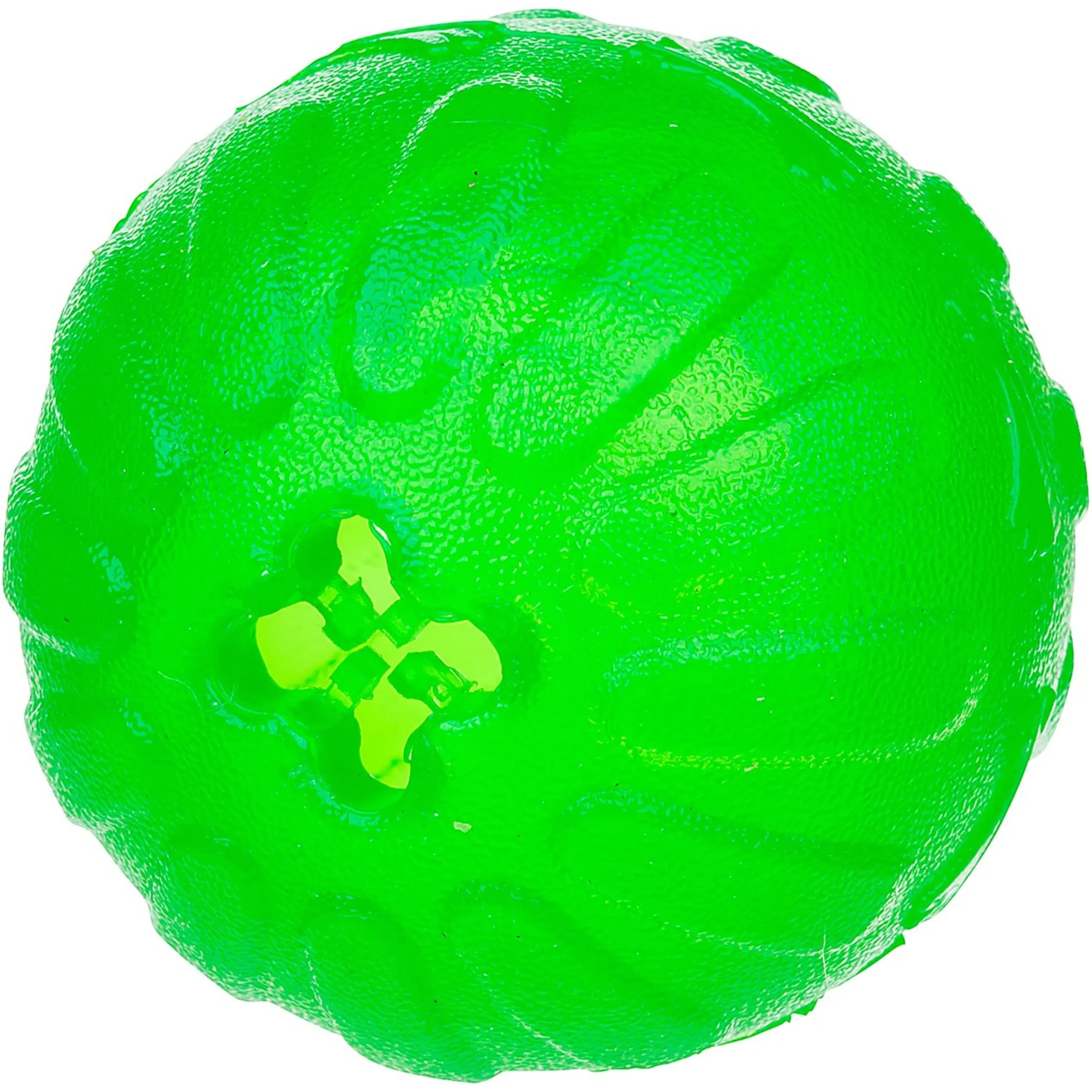 Starmark Fun Ball Dog Toy Green Large 4-in - Image 6