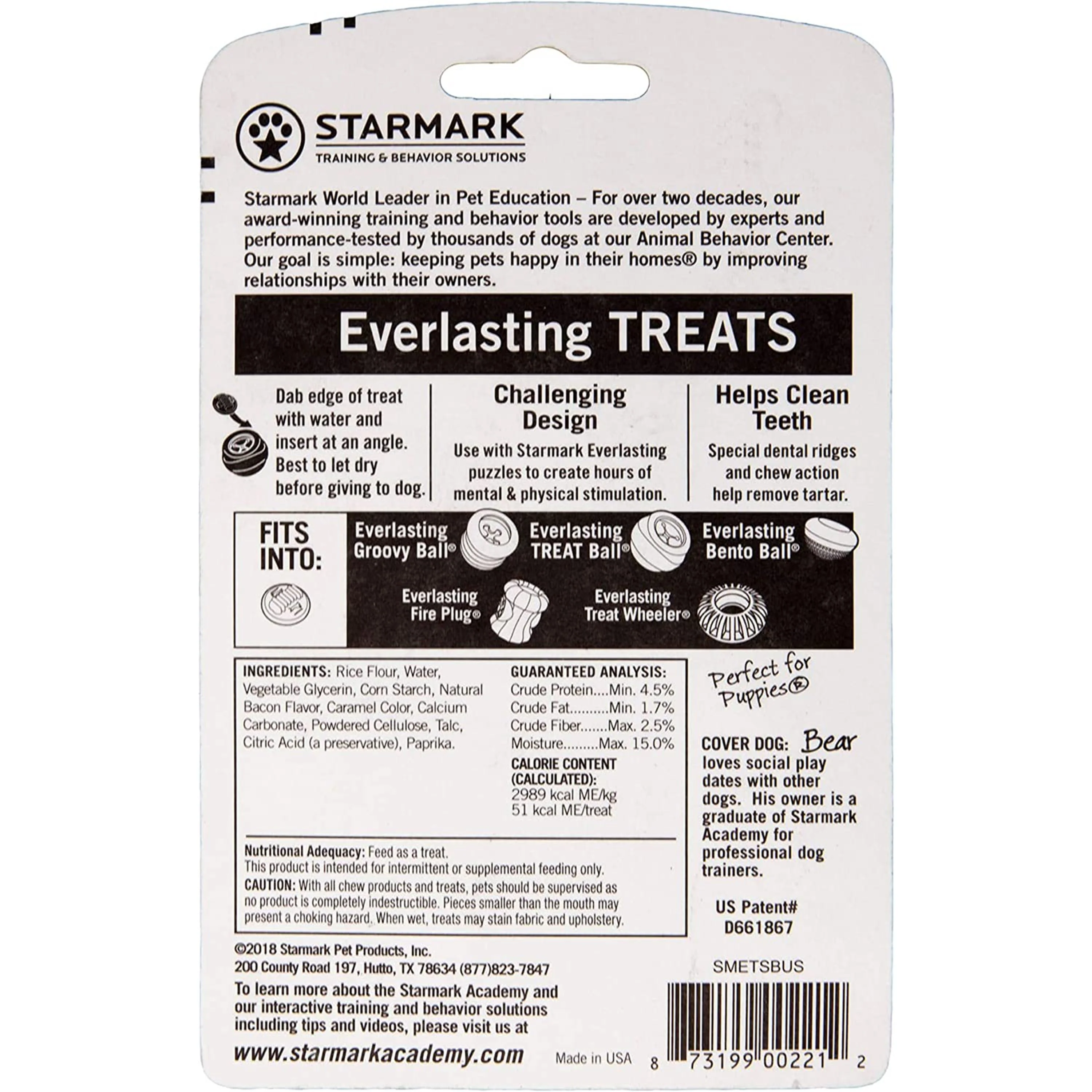 Starmark Everlasting Dog Treat Bacon Small 1.2-oz - Image 2