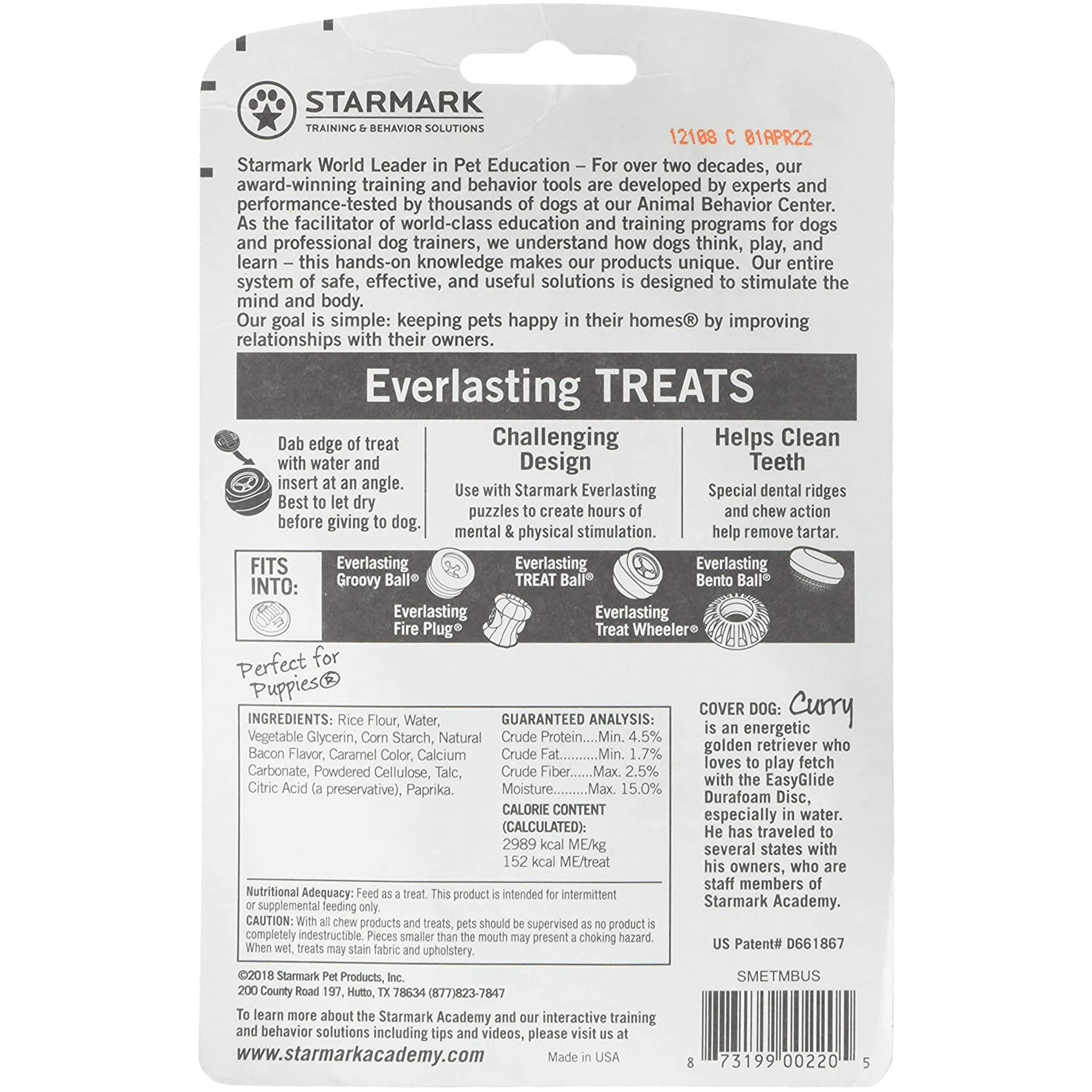 Starmark Everlasting Dog Treat Bacon Medium 3.6-oz - Image 2