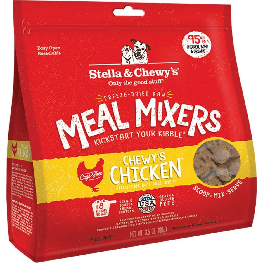 Stella & Chewy's Freeze-Dried Raw Meal Mixers Dog Food Chewy’s Chicken 3.5-oz