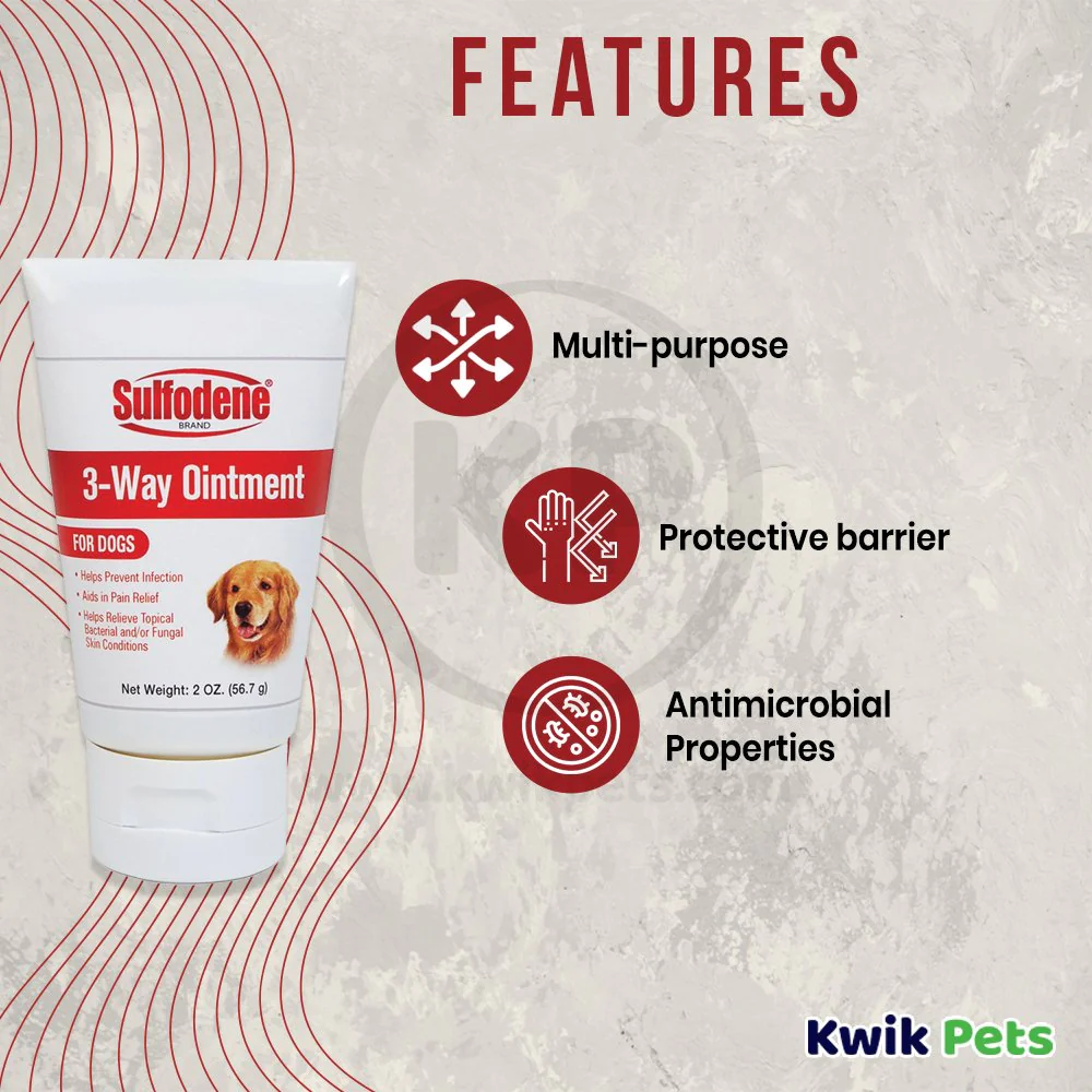Sulfodene Wound Care 3-Way Ointment for Dogs 2-oz - Image 3