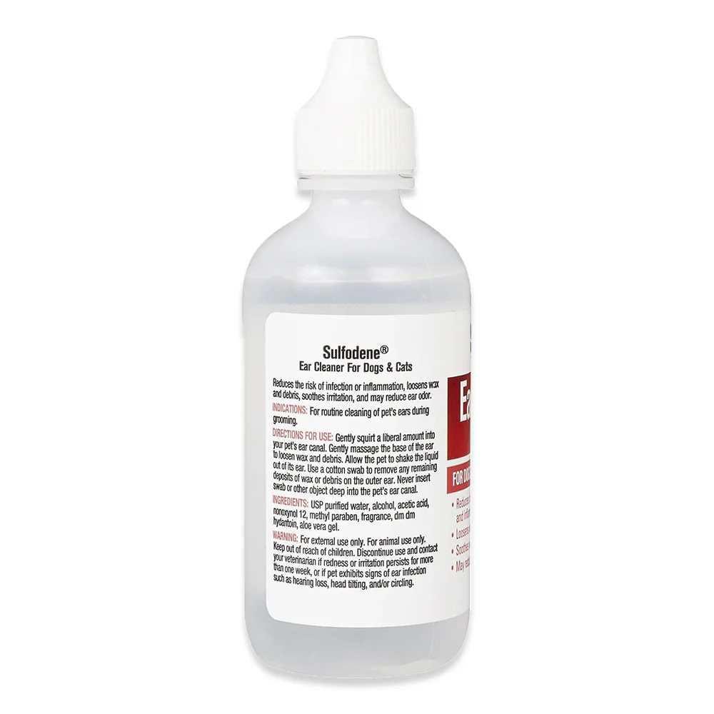 Sulfodene Antiseptic Ear Cleaner for Dogs & Cats 4-oz - Image 2