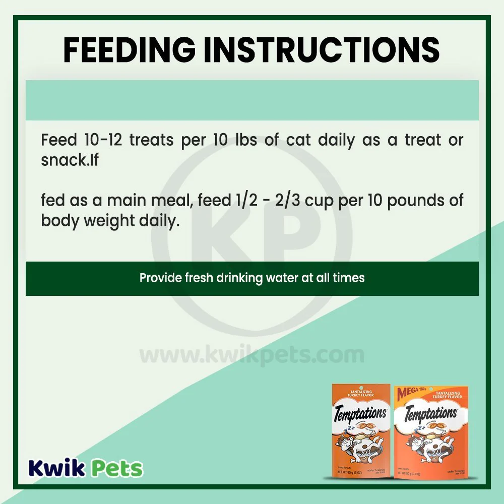 Temptations Classics Crunchy & Soft Adult Cat Treats Tantalizing Turkey 3-oz - Image 6