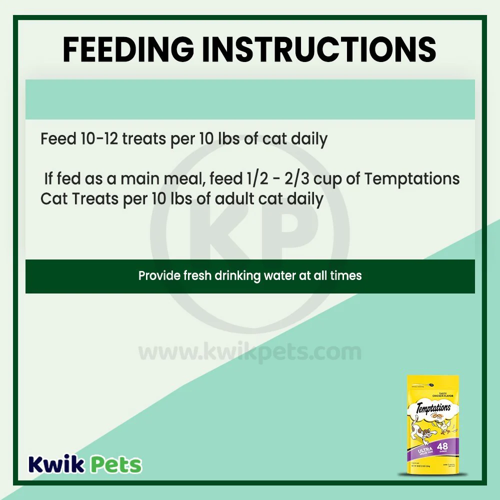 Temptations Classics Crunchy & Soft Adult Cat Treats Tasty Chicken 48-oz - Image 6