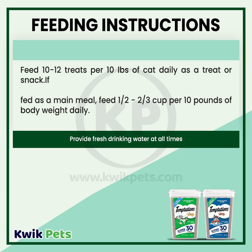 Temptations Classics Crunchy & Soft Adult Cat Treats Seafood Medley 30-oz - Image 6