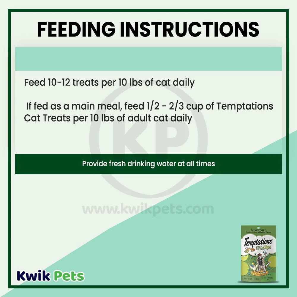 Temptations MixUps Catnip Fever Crunchy & Soft Adult Cat Treats 3-oz - Image 6