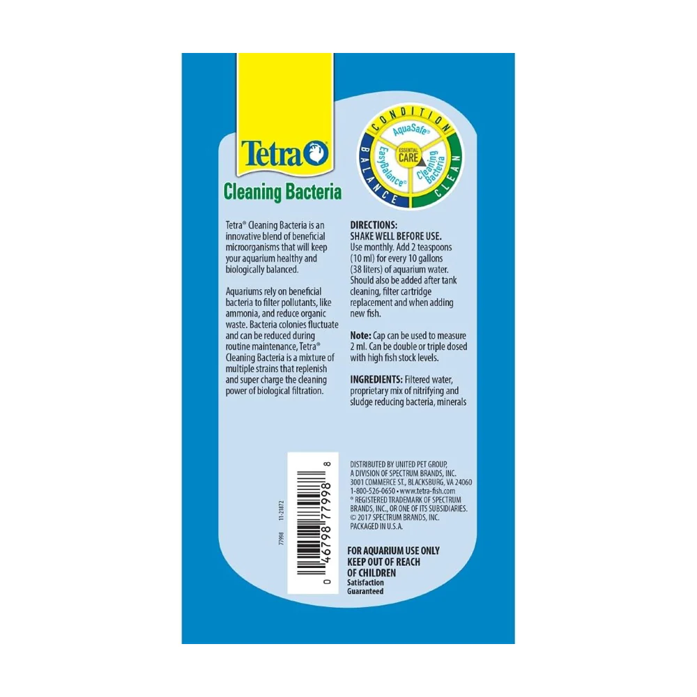 Tetra Cleaning Bacteria Aquarium Water Care 8-oz - Image 2