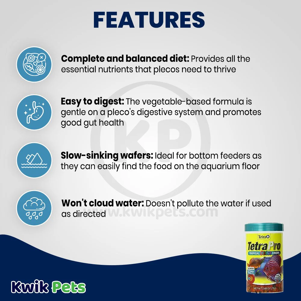 Tetra Pro Tropical Color Crisps Fish Food 2.65-oz - Image 2