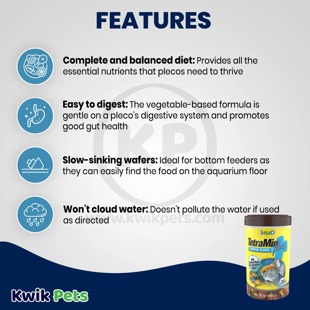 Tetra TetraMin Plus Tropical Flakes Fish Food 2.2-oz - Image 3