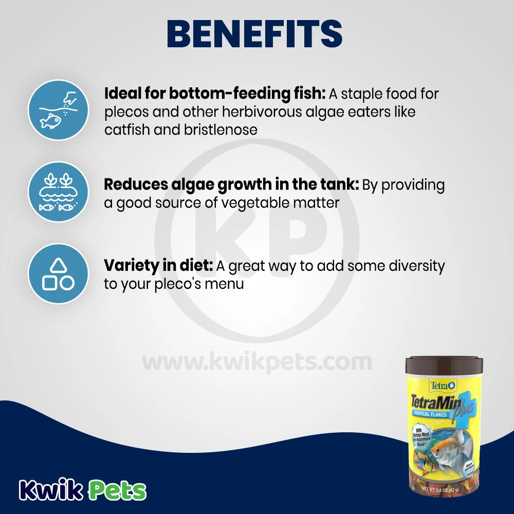 Tetra TetraMin Plus Tropical Flakes Fish Food 2.2-oz - Image 4