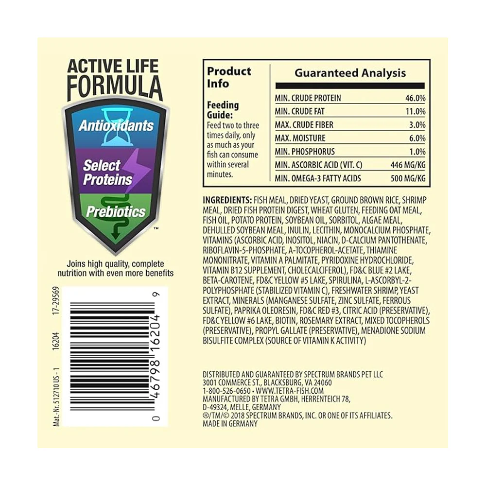 Tetra TetraMin Tropical Flakes Fish Food 3.53-oz - Image 2