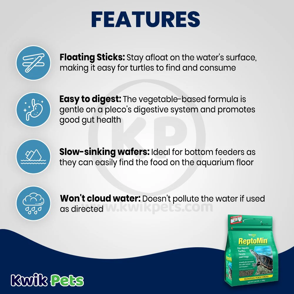 Tetra ReptoMin Floating Food Sticks 2.64-lb - Image 2