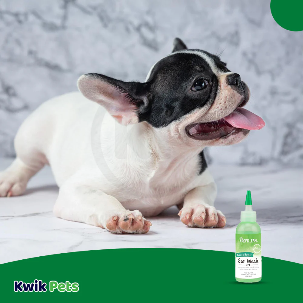 TropiClean Alcohol Free Ear Wash for Dogs & Cats 4-oz - Image 6
