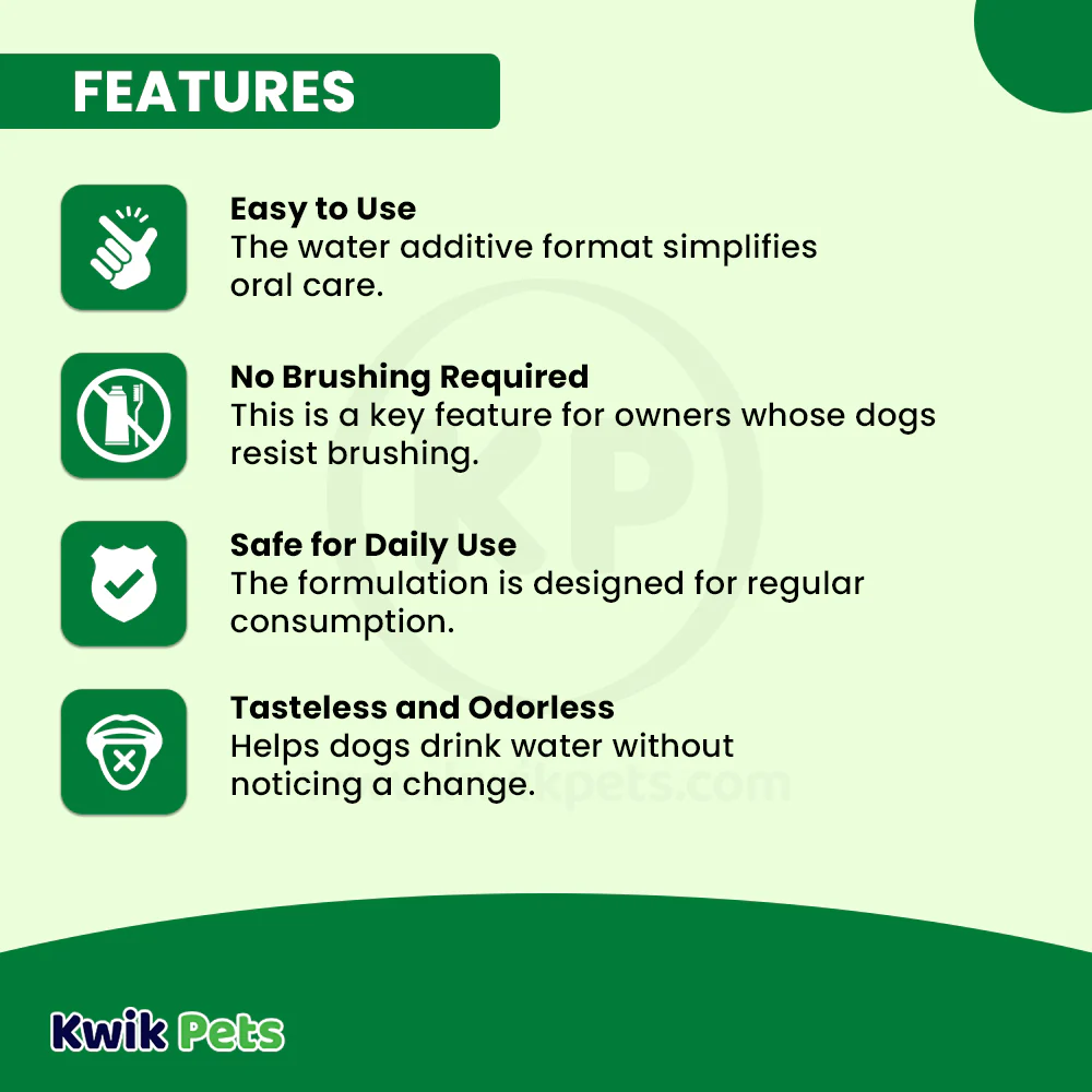 TropiClean Fresh Breath Oral Care Water Additive for Dogs 16-oz - Image 3