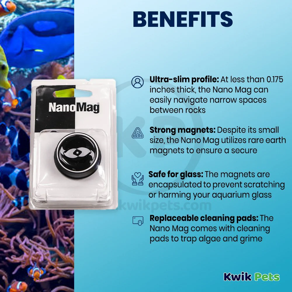 Two Little Fishies NanoMag Window Cleaning Magnet for Aquariums - Image 3