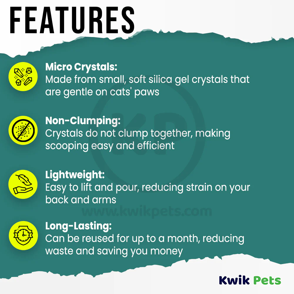 Ultra Pet Litter Pearls Micro Crystal Cat Litter 3.5-lb - Image 2