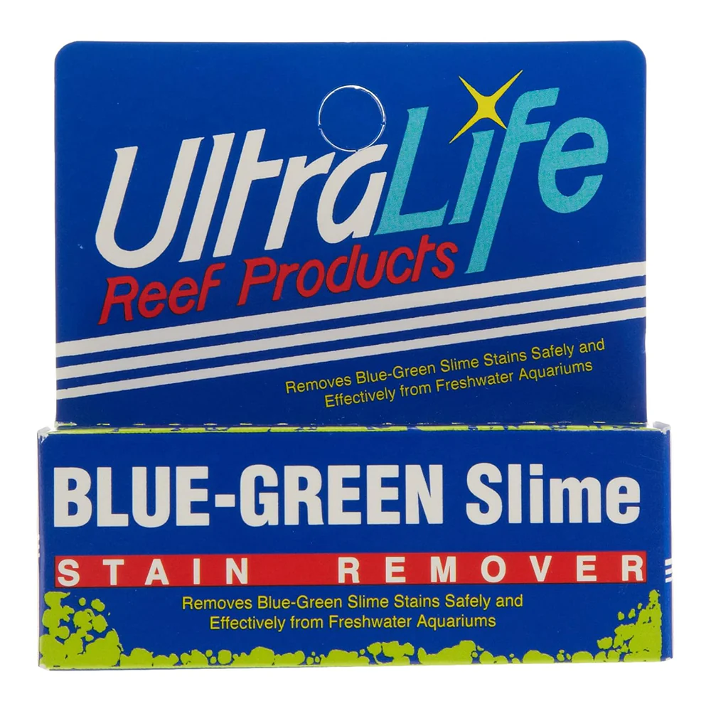 Ultralife Blue Green Slime Stain Remover for Aquarium 0.71-oz
