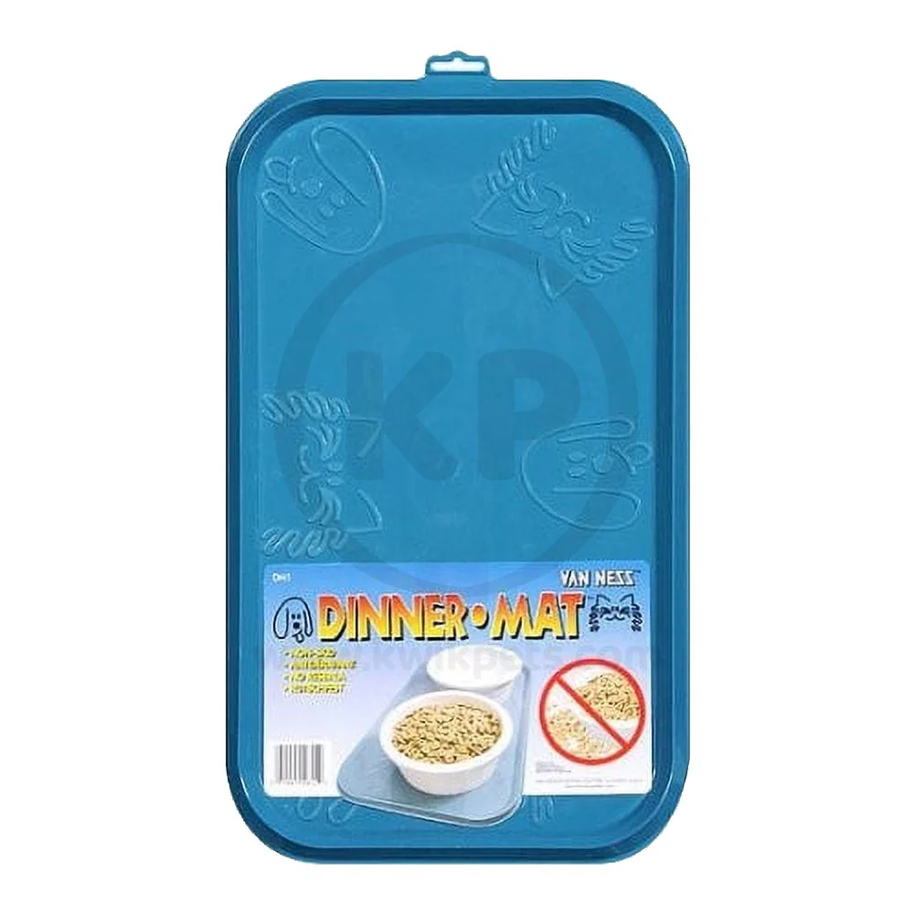 Van Ness Plastics Pet Dinner Mat Blue Large