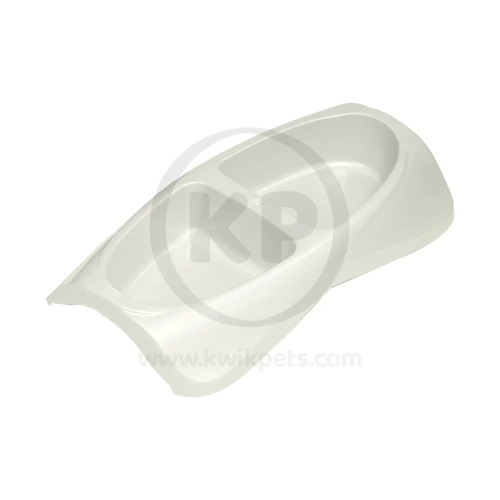 Van Ness Plastics Lightweight Double Dish for Cats Assorted Small