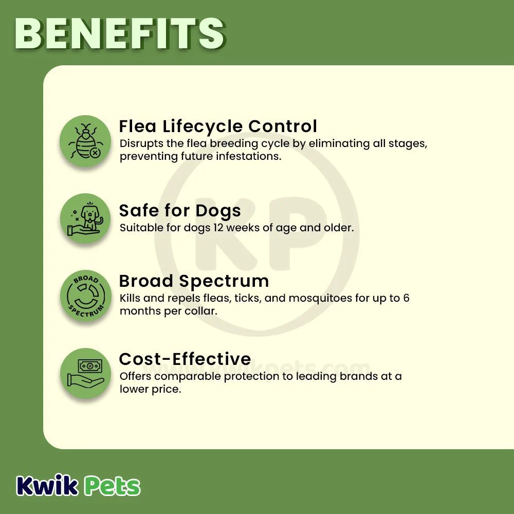 Vetality Avantect II Flea & Tick Collar for Dogs 2 Count 26-in - Image 4