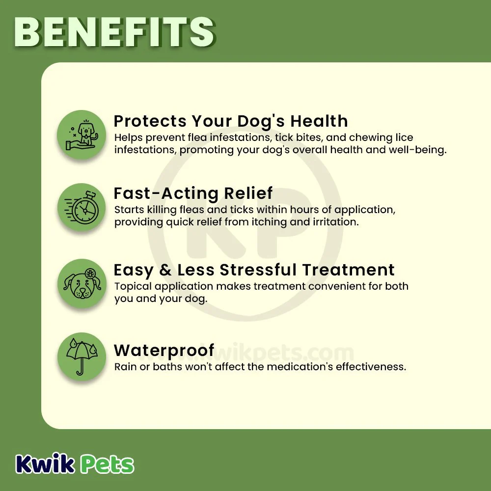 Vetality Firstect Plus Flea & Tick for Small Dogs 6-22 lbs 3 Count - Image 3