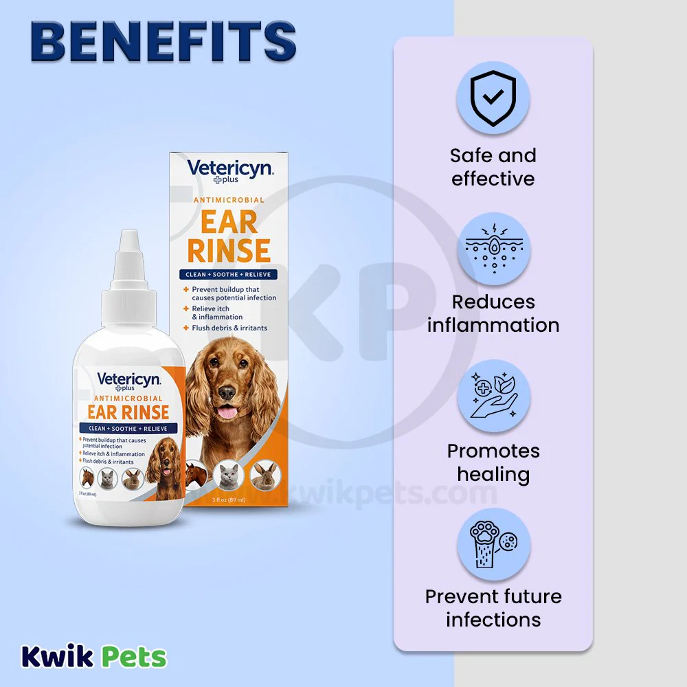 Vetericyn Plus Antimicrobial Ear Rinse 3-oz - Image 4