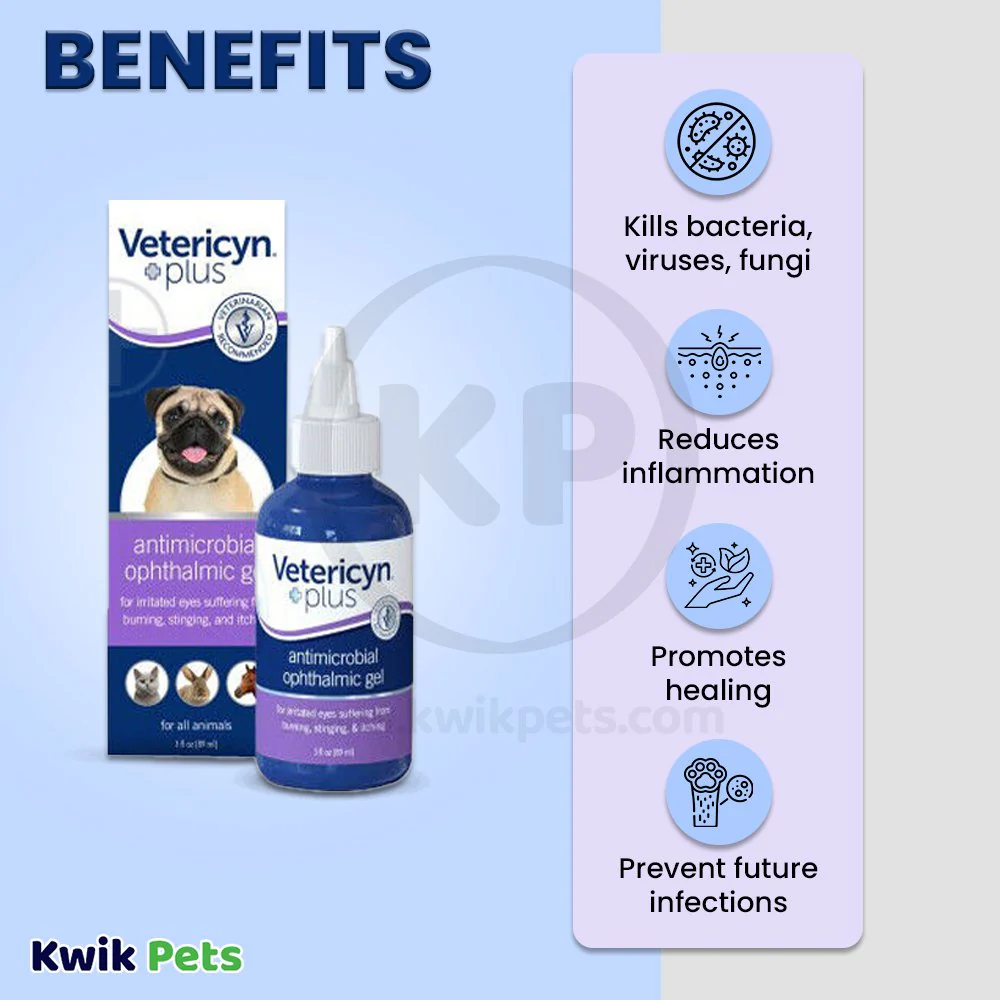 Vetericyn Plus Antimicrobial Ophthalmic Gel 3-oz - Image 3