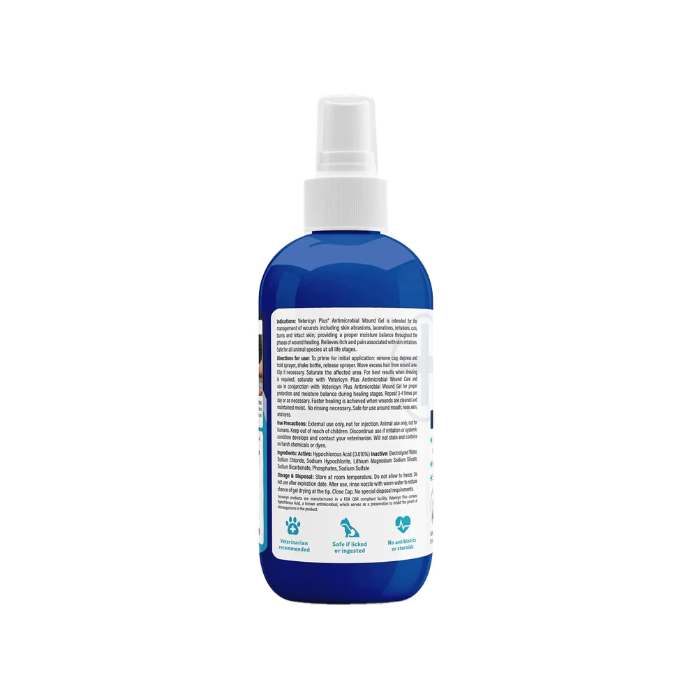 Vetericyn Plus Antimicrobial Wound & Skin Care Hydrogel 8-oz - Image 2