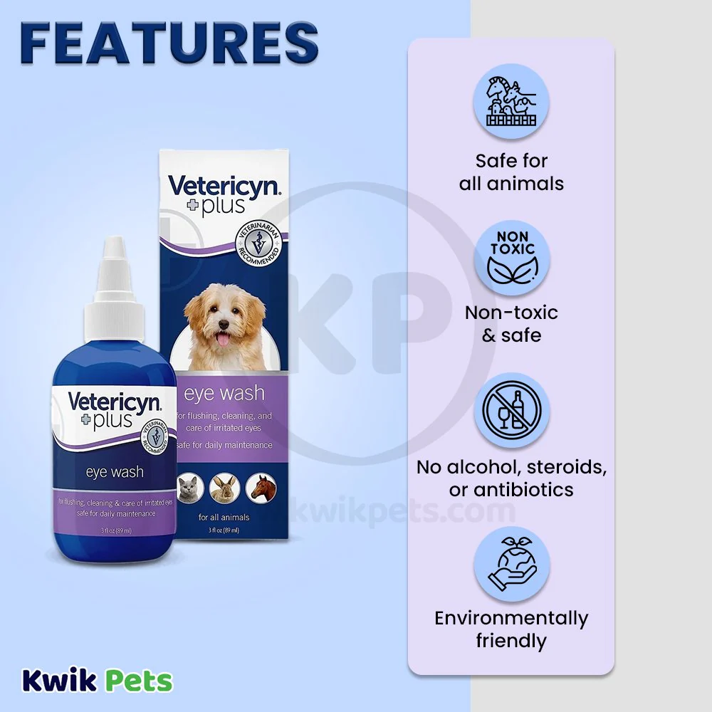 Vetericyn Plus Antimicrobial Eye Wash 3-oz - Image 2